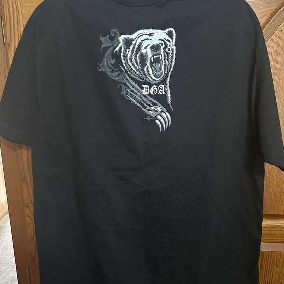 DGA EUC men's size large black infamous Marilyn Monroe short sleeve tee shirt - Picture 3 of 4